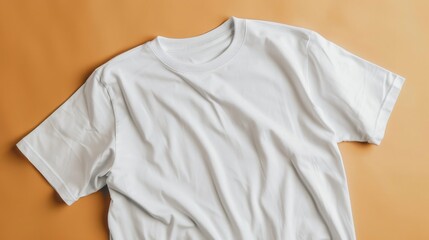 Poster - White blank t-shirt for visualizing prints and designs for designers. Mock up