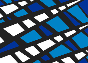 Poster - Abstract background with colorful geometric and strip line pattern