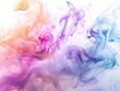 conceptual image of pastel smoke creating an abstract and mysterious atmosphere
