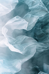 Poster - Abstract ice surface texture. Background image. Created with Generative AI technology.