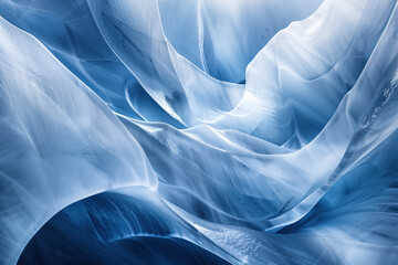 Poster - Abstract ice surface texture. Background image. Created with Generative AI technology.