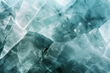 Poster - Closeup ice surface texture. Background image. Created with Generative AI technology.
