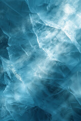 Poster - Closeup ice surface texture. Background image. Created with Generative AI technology.