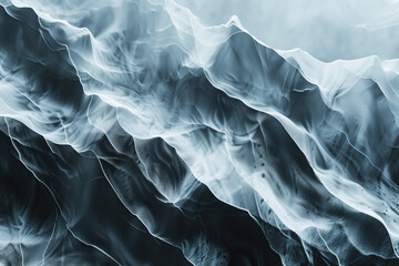 Poster - Abstract ice surface texture. Background image. Created with Generative AI technology.