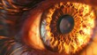 Dive into the 3D anatomy of an eye, showcasing the retinas complex structure and optic nerve