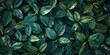 Lush Green Leaves, Organic Pattern