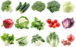 Diverse Varieties of Vegetables isolated on transparent Background