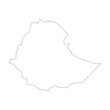 © Ida - ethiopia map icon vector