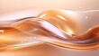 abstract background, transparent smooth wave, curve, shiny