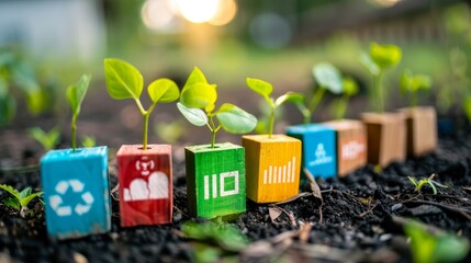 Poster - Technology for environmental sustainability. SDGs.