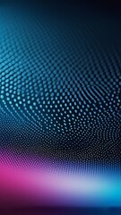 A close up of a blue and black patterned background with many small dots. The image has a futuristic and abstract feel to it