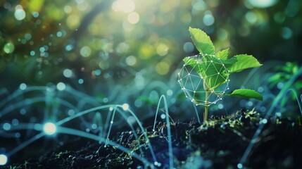 Poster - Goals of sustainable development. Sustainable development technology...