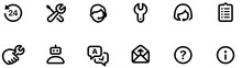 Set Of Customer Support Icons