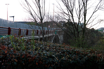 Poster - Bridge in the suburbs of Bilbao