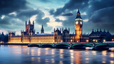 Fototapeta Big Ben - Big Ben and the Houses of Parliament at night in Lo