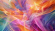 Vibrant Abstract Swirls of Color in Dynamic Motion