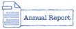 Annual Report Envelope Ball Pen Blue Texture Text Horizontal 