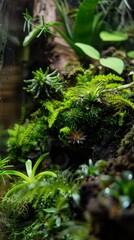 Canvas Print - Part of a terrarium.