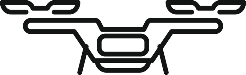 Poster - Service pro videography icon outline vector. Filming operator. Creative pilot recording