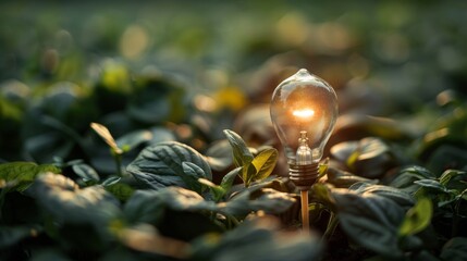 Leinwandbilder - Energy concept of green energy and eco energy. Concept of pass-through and increased use of renewable energy. Alternative sources of energy. Energy investment concepts in green energy.