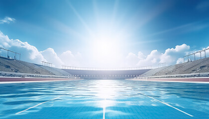 Wall Mural - Swimming pool for sports competitions and games