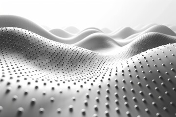 Wall Mural - This halftone texture is monochrome. It is an abstract black and white texture. Random dots of ink on a white background. Print this texture on wrapping paper and business cards.