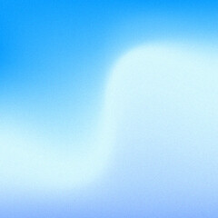 Fototapete - Grainy Calming Sky Blue Gradient Background. Textured Matte Light Blue abstract artwork.