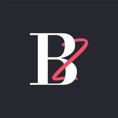 Wall Mural - BZ Letter Logo Concept. Creative Minimal Monogram B and Z Logo Template. Universal Premium Logotype