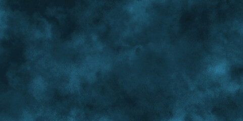 abstract background with dark blue watercolor texture .smoke vape rain dark blue cloud and mist or s