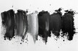 Abstract black spots on white background. Paint stroke modern collection.