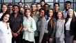 © Katsiaryna - Large Group of people standing together in studio
