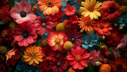 Wall Mural - abstract floral background