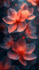 Wall Mural - abstract floral background