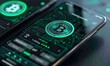 Enhancing Blockchain Security, A Close-up of Cryptocurrency Wallet Interface on Smartphone