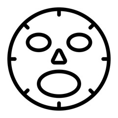 mask line icon