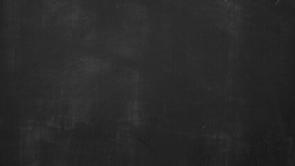 Poster - Black scratched anthracite blackboard chalkboard with chalk, concrete wall texture background, education backdrop