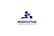 Template logo design solution for power ligting hall, weihgtlifting gym