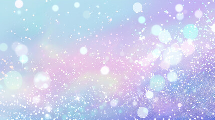 Wall Mural - Abstract, blurred, shining pink and blue background with sparkles
