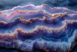 Fototapeta  - marble purple lilac blue shades stones. marble graphite precious stones background. beautiful natural mineral stones