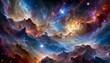 Nebula and galaxies , Generative AI