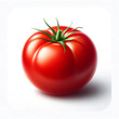 red tomato isolated on a white background designed 