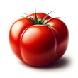 red tomato isolated on a white background designed 