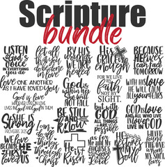 Scripture Vector Bundle