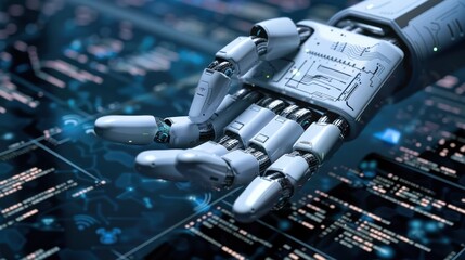 Leinwandbilder - AI system analyzes financial transactions Detect money laundering It refers to technology that enables effective governance
