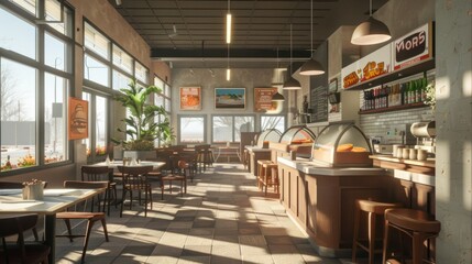 quick service restaurant interior 