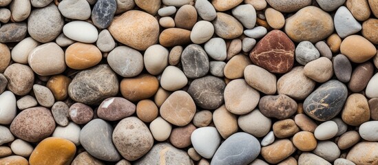 Canvas Print - Rocks and gravel close-up view