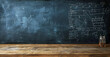 © ClicksdeMexico - Blackboard inscribed with scientific formulas and calculations background