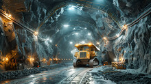 Mining Operation HQ, Digital Twins For Underground Mapping, Safety Protocols, Critical, Detailed