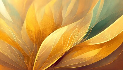 Poster - abstract floral organic wallpaper background illustration