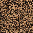Leopard print seamless pattern vector illustration, trendy modern stylish design for textiles
